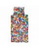 SNURK - Housse de couette 140 x 200 cm + taie d'oreiller BOULE