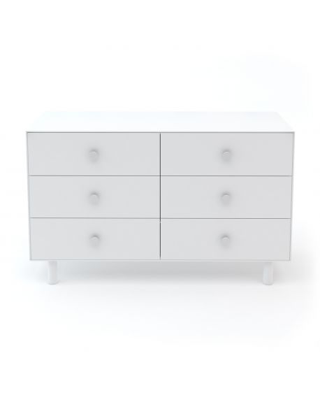 OEUF NYC - COMMODE MERLIN BLANCHE - 6 tiroirs