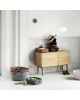 MUUTO RESTORE - Panier de Rangement Rond Design - Vert amande