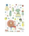LILIPINSO - PLANCHE DE STICKERS ANIMAUX