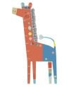 LILIPINSO - TOISE ADHESIVE GIRAFE MODERNE