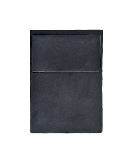 JACK N'A QU'UN OEIL - PEGASE BICOLORE - Housse de couette et taie - 140 x 200 cm et 64 cm - Nuit/Gris souris