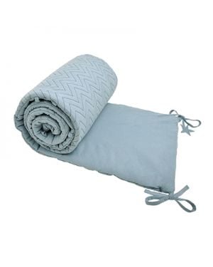 JACK N'A QU'UN OEIL - ZIGZAG CENTAURE - Crib Liner - Powder Blue