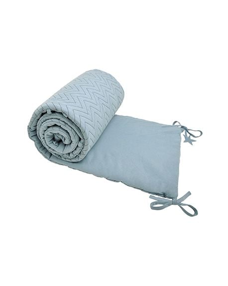 JACK N'A QU'UN OEIL - ZIGZAG CENTAURE - Crib Liner - Powder Blue