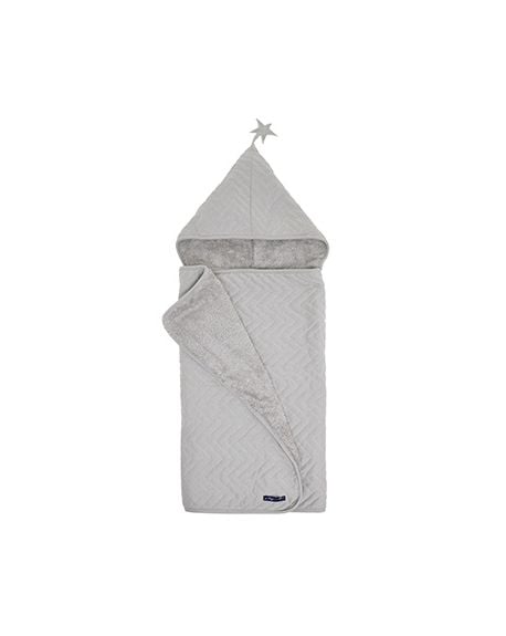 JACK N'A QU'UN OEIL - ZIGZAG JUPITER - Bath cape - Light Grey