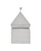 JACK N'A QU'UN OEIL - ZIGZAG JUPITER - Bath cape - Light Grey