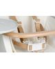 MICUNA OVO ONE LUXE - DESIGN HIGH CHAIR - White/Natural beech