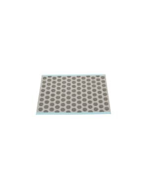 PAPPELINA - NOA GRIS/CHOCOLAT - Tapis design en plastique 70 x 50 cm