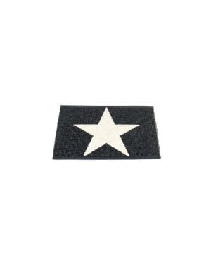 PAPPELINA - VIGGO NOIR - Tapis design en plastique 70 x 50 cm
