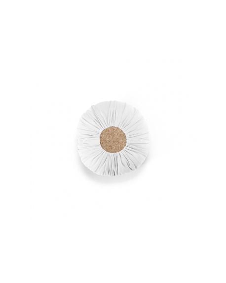 Mouche - Coussin Boule Blanc/Or - Petit modèle - Chambre Enfant