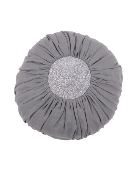 Mouche - Coussin boule gris foncé (moyen)