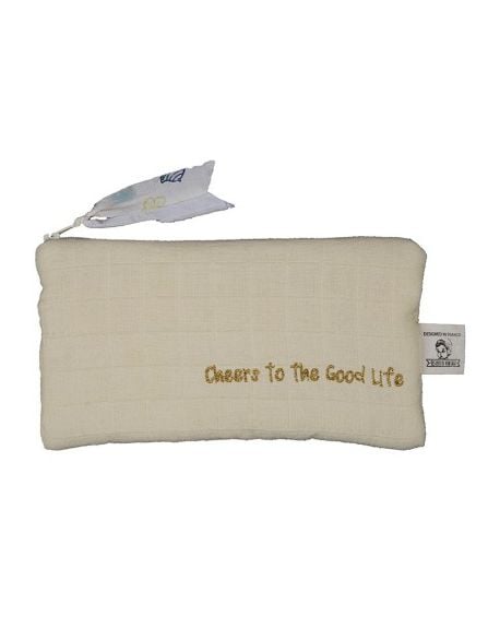 Les Petits Vintage - Trousse plate lange vanille
