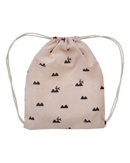 Ferm Living - Sac de gym Lapin Rose