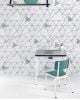 LES GAMBETTES REGINE - Design school desk for kids 2-7 y.o. - Pearl grey
