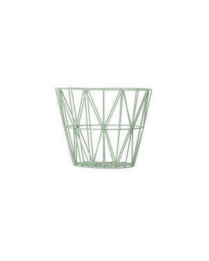 FERM LIVING - Wire Basket Small - Mint