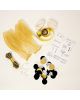 Meri Meri - Shine Confetti Balloon Kit - Gold and Silver - Set of 8