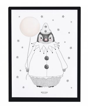 LILIPINSO - Tableau pingouin et étoiles