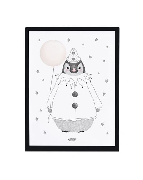 LILIPINSO - Frame Pinguin & stars