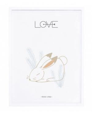 LILIPINSO - Tableau lapin love