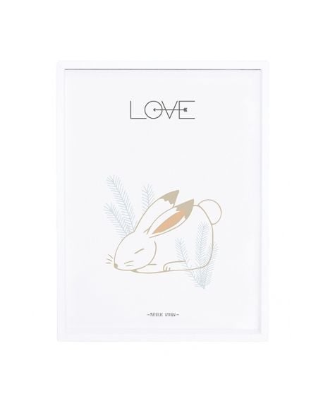 LILIPINSO - Tableau lapin love
