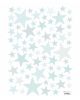 LILIPINSO - Stickers Etoiles bleu turquoise clair