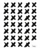 LILIPINSO - Sticker déco croix noir