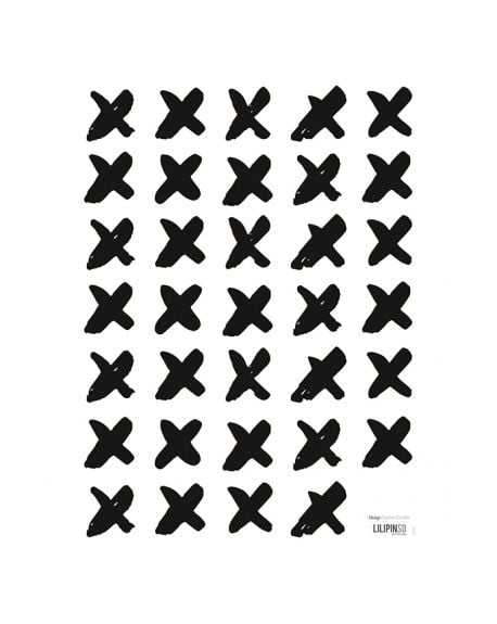 Lilipinso - Stickers deco black cross