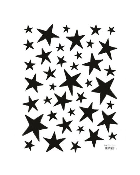 Lilipinso - Stickers black stars