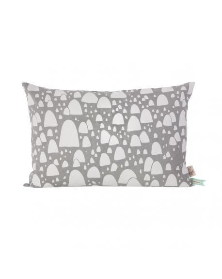 FERM LIVING - Coussin Mountain top - gris