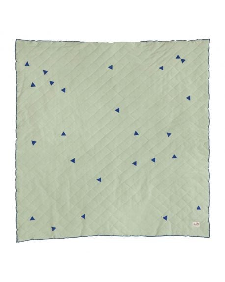 FERM LIVING - Plaid Jersey - Quilted Teepee - menthe