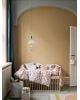 FERM LIVING - Parure de Lit Junior - 100x140 cm - Housse de couette, taie et pochette - Lapin Rose/Ecru