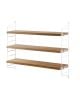 String Furniture - Etagères String pocket - Blanc / Oak