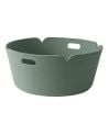 MUUTO RESTORE - Panier de Rangement Rond Design - Vert amande