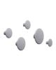 MUUTO - THE DOTS - Wall hook M - Ø 13 cm - Light Grey