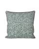 FERM LIVING - Coussin Dottery - Bleu finition bordeaux - 50X50 cm