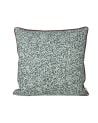 FERM LIVING - Coussin Dottery - Bleu finition bordeaux - 50X50 cm