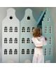 KAST VAN EEN HUIS - AMSTERDAM STEPS GABLE Design cabinet - H 198 x W 55 x D 55 cm
