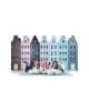 KAST VAN EEN HUIS - AMSTERDAM STEPS GABLE Design cabinet - H 198 x W 55 x D 55 cm