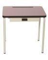 LES GAMBETTES REGINE - Bureau enfant design 2-7 ans - Rose Poudré