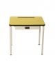 LES GAMBETTES REGINE - Design school desk for kids 2-7 y.o. - Yellow