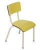 LES GAMBETTES LITTLE SUZIE - Chaise d'écolier design - Jaune pâle