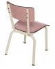 LES GAMBETTES LITTLE SUZIE - Chaise d'écolier design - Rose Poudré