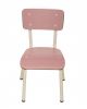 LES GAMBETTES LITTLE SUZIE - Chaise d'écolier design - Rose Poudré