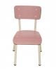 LES GAMBETTES LITTLE SUZIE - Chaise d'écolier design - Rose Poudré