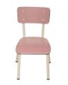 LES GAMBETTES LITTLE SUZIE - Chaise d'écolier design - Rose Poudré