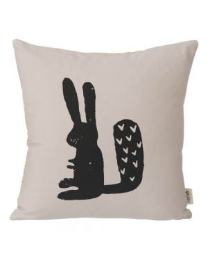 FERM LIVING - Coussin Lapin - Gris