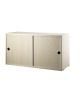 String Furniture - Armoire Avec Porte Coulissantes - 78 x 30 cm