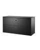String Furniture - Caisson tiroirs de Rangements - 78 x 30 cm - 2 tiroirs