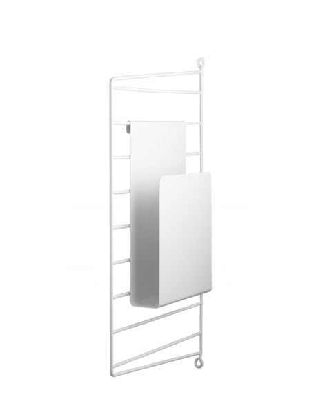String Furniture - Storage - Magazine holder - White