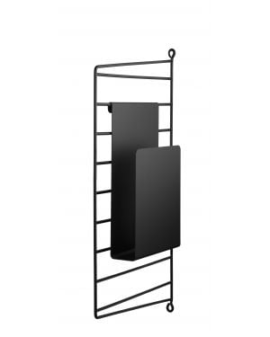 String Furniture - Storage - Magazine holder - Black